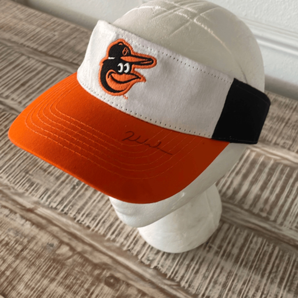 Baltimore Orioles Visor Autographed by Jordan Westburg